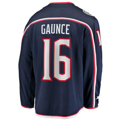 Brendan Gaunce Columbus Blue Jackets Fanatics Home Breakaway Jersey Outlet
