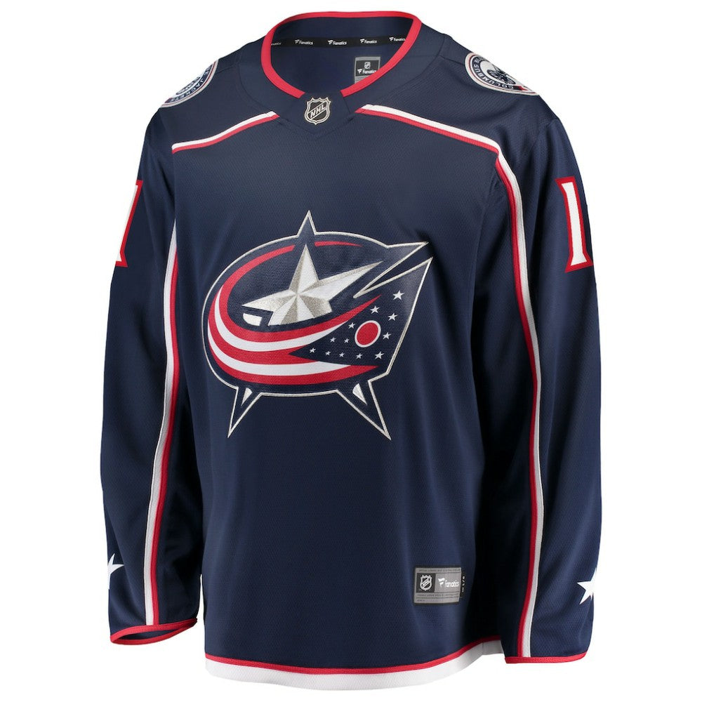 Miles Wood Columbus Blue Jackets Fanatics Home Breakaway Jersey Online