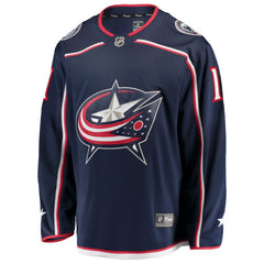 Miles Wood Columbus Blue Jackets Fanatics Home Breakaway Jersey Online