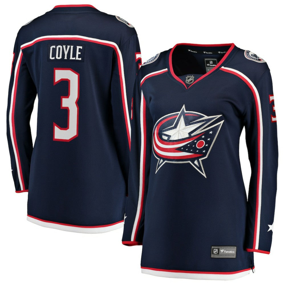 Charlie Coyle Columbus Blue Jackets Fanatics Women's Home Breakaway Jersey Sale