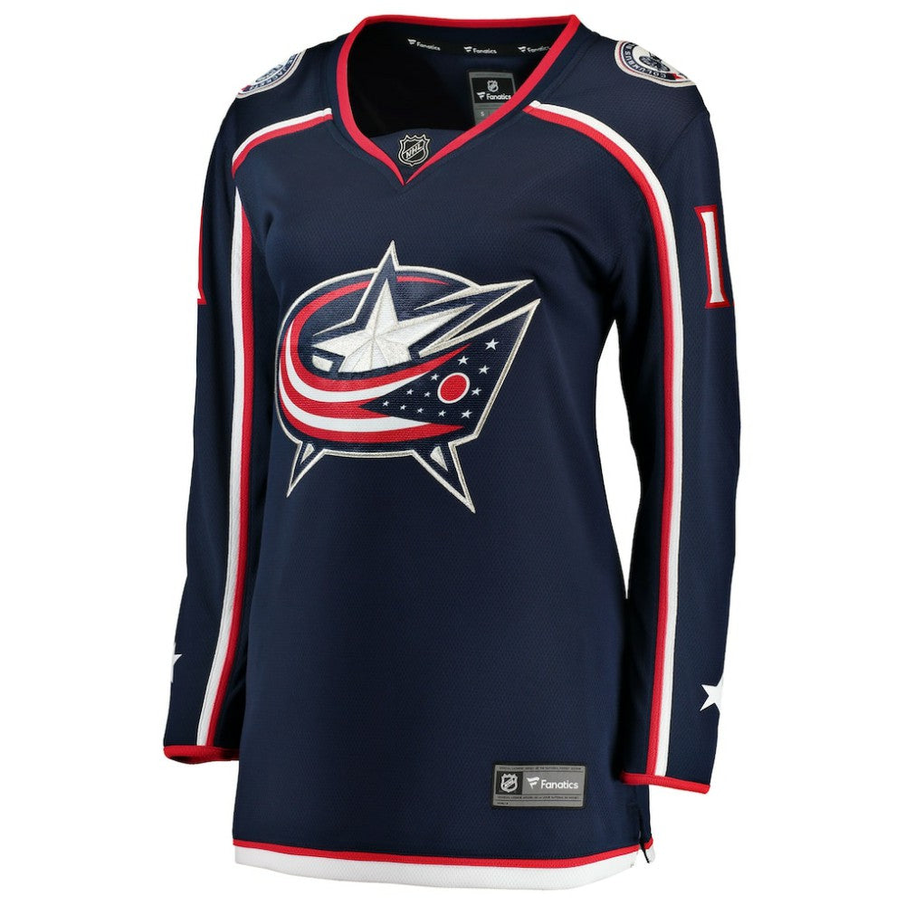 Miles Wood Columbus Blue Jackets Fanatics Women's Home Breakaway Jersey Sale