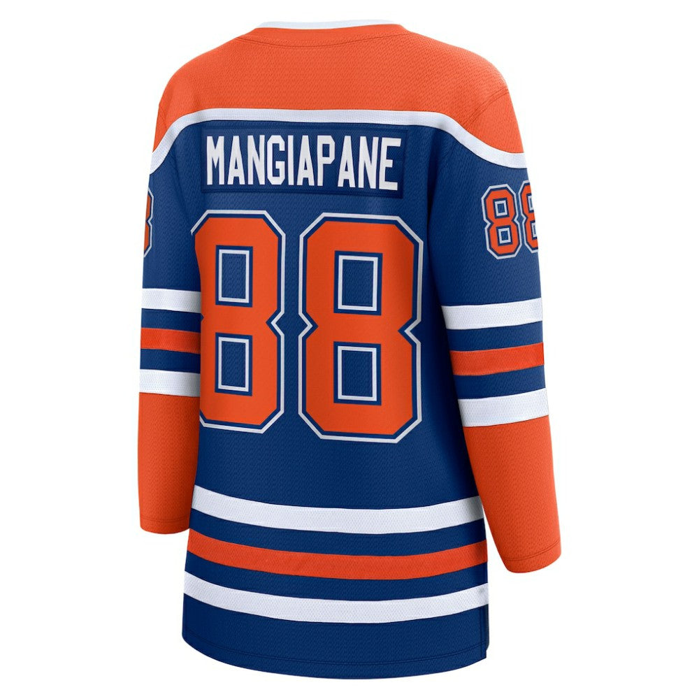Andrew Mangiapane Edmonton Oilers Fanatics Women's Home Breakaway Jersey Sale