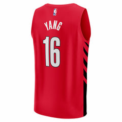 Yang Hansen Portland Trail Blazers Fast Break Replica Jersey New