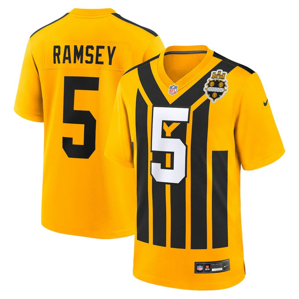 Pittsburgh Steelers Nike Jalen Ramsey  Alternate 1933 Throwback Game Jersey