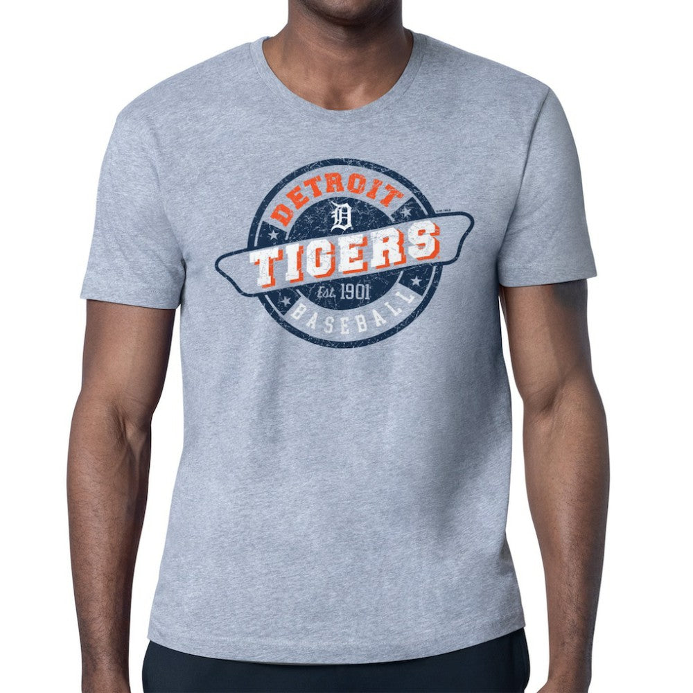 Detroit Tigers Starter Route 66 Team Logo T-Shirt | MLB Discount
