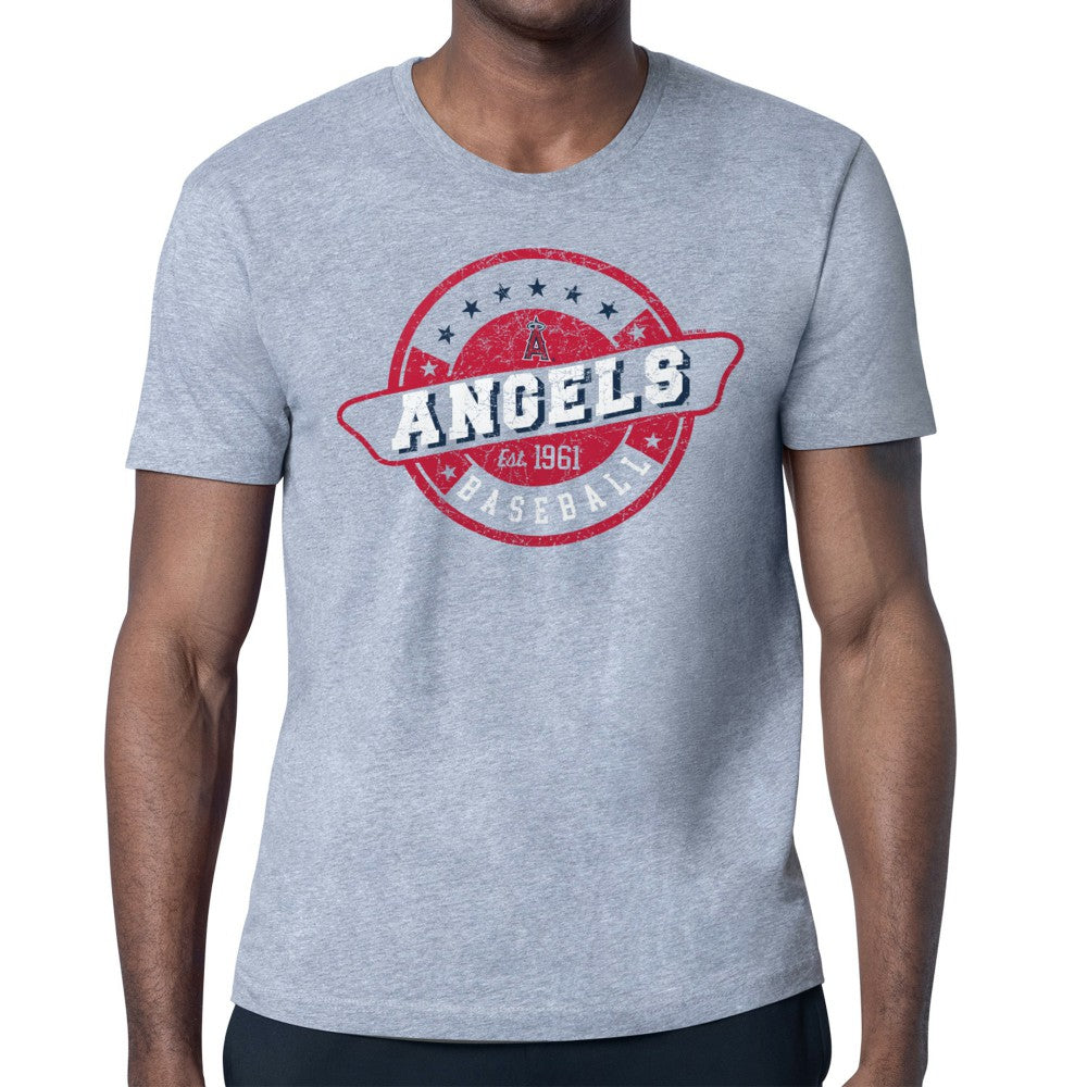 Los Angeles Angels Starter Route 66 Team Logo T-Shirt | MLB For sale
