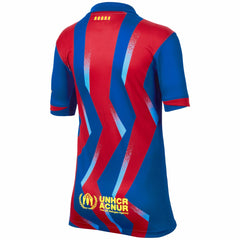 Barcelona Youth 2025/26 Fourth Replica Jersey Blue - Nike