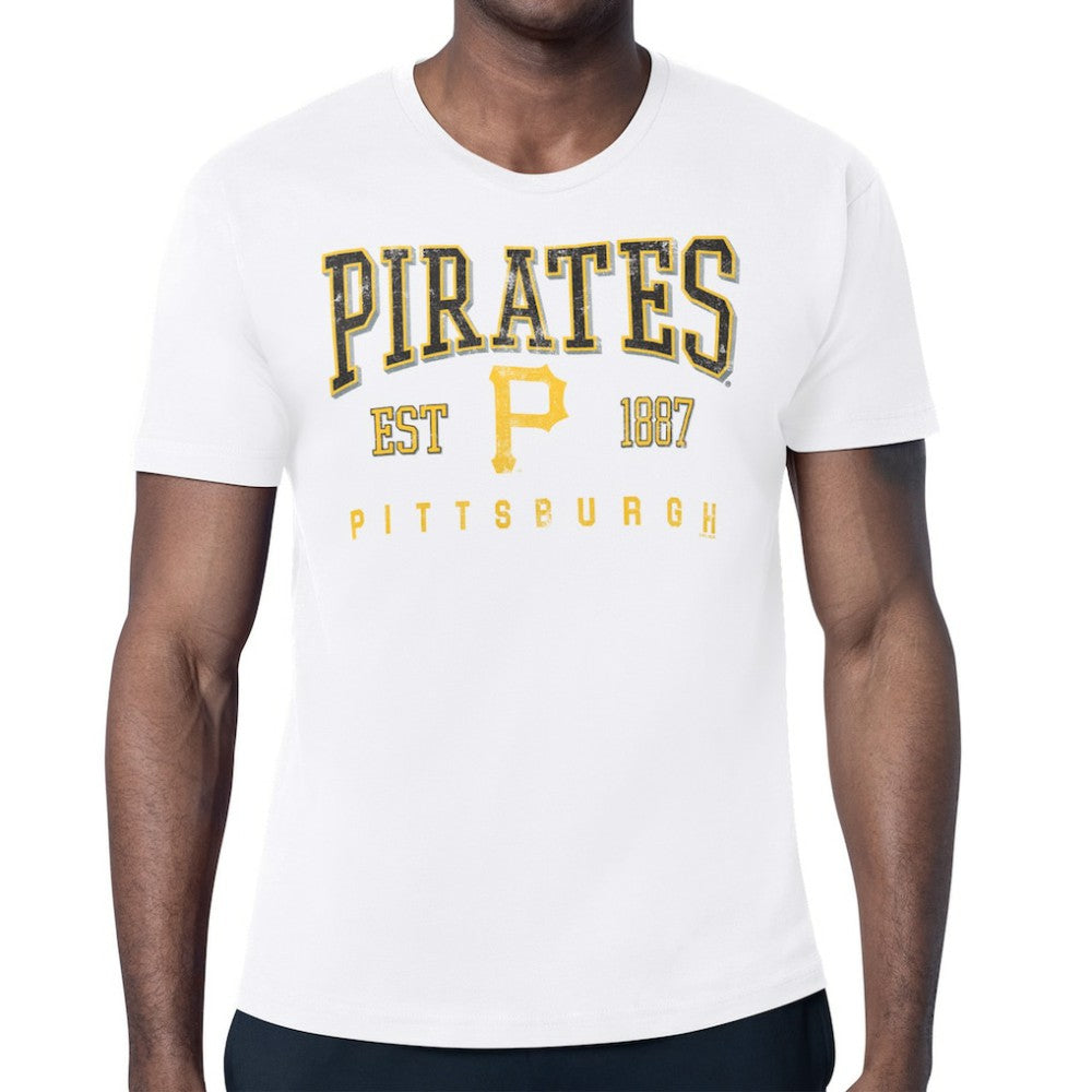 Pittsburgh Pirates Starter Distressed Logo T-Shirt | MLB Sale