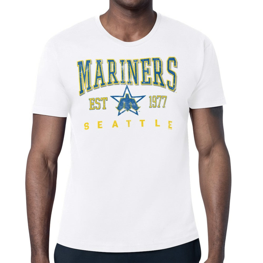 Seattle Mariners Starter Distressed Logo T-Shirt | MLB US