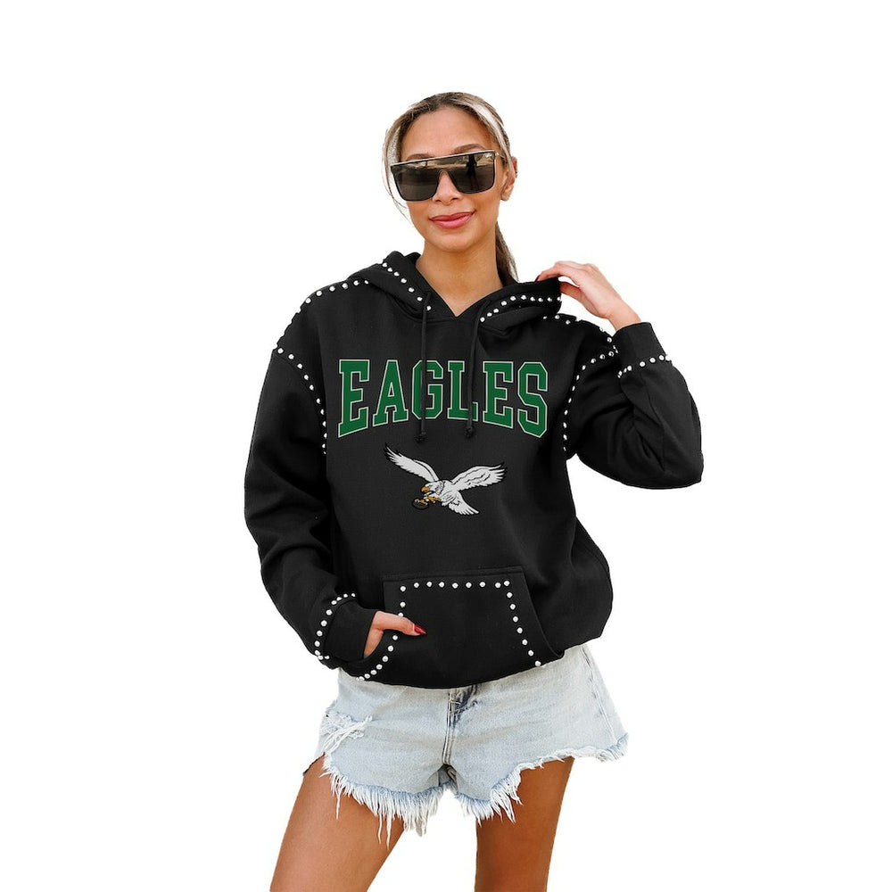 Philadelphia Eagles  Gameday Couture Women's Studded Pullover Hoodie