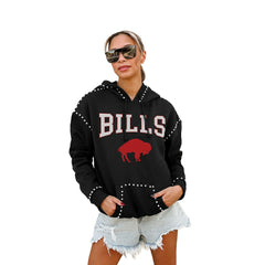 Buffalo Bills  Gameday Couture Women's Studded Pullover Hoodie