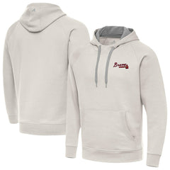 Atlanta Braves Antigua Victory Pullover Hoodie | MLB Shop