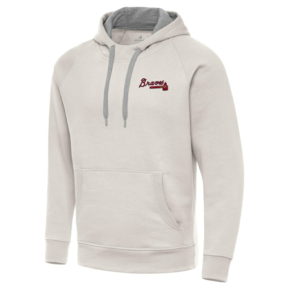 Atlanta Braves Antigua Victory Pullover Hoodie | MLB Shop