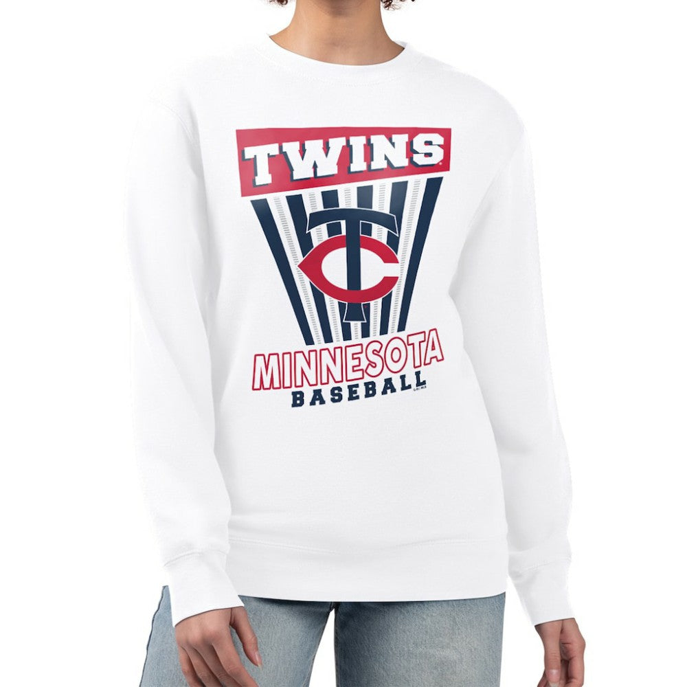 Minnesota Twins Starter Women's Poster Print Team Fleece Pullover Sweatshirt | MLB Shop