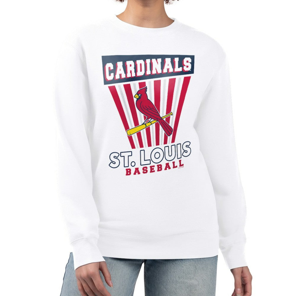St. Louis Cardinals Starter Women's Poster Print Team Fleece Pullover Sweatshirt | MLB For sale