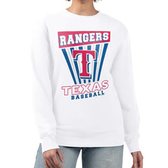 Texas Rangers Starter Women's Poster Print Team Fleece Pullover Sweatshirt | MLB Shop