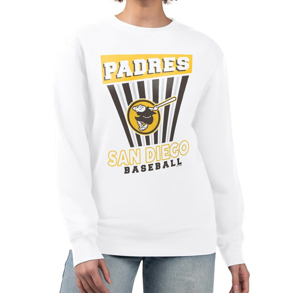 San Diego Padres Starter Women's Poster Print Team Fleece Pullover Sweatshirt | MLB Sale