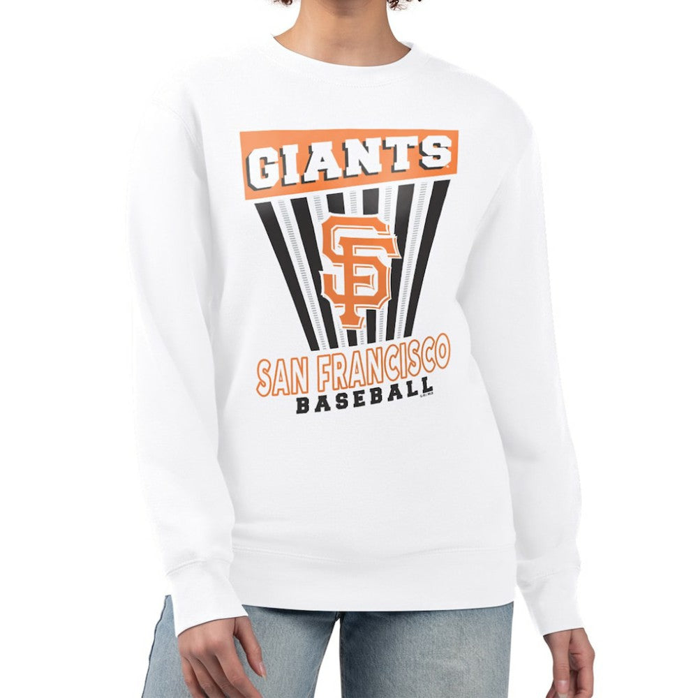 San Francisco Giants Starter Women's Poster Print Team Fleece Pullover Sweatshirt | MLB Near me