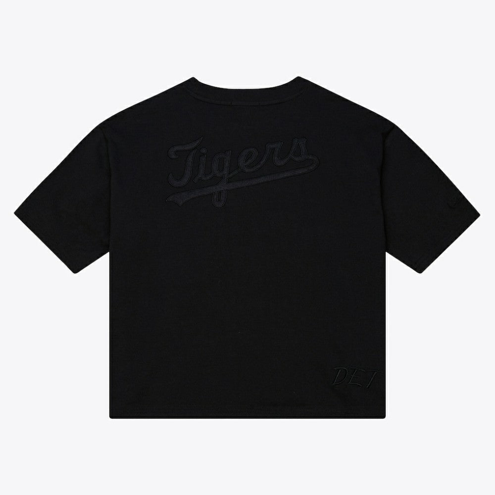 Detroit Tigers Mitchell & Ness Women's Cooperstown Collection Phantom Cropped T-Shirt | MLB Outlet