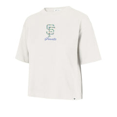 San Francisco Giants '47 Women's Full Bloom Cropped T-Shirt | MLB US