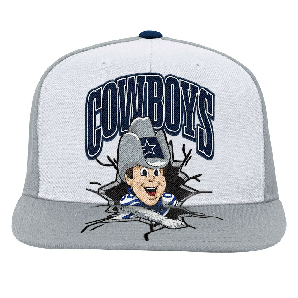 Dallas Cowboys Mitchell & Ness Youth Team Mascot Snapback Hat