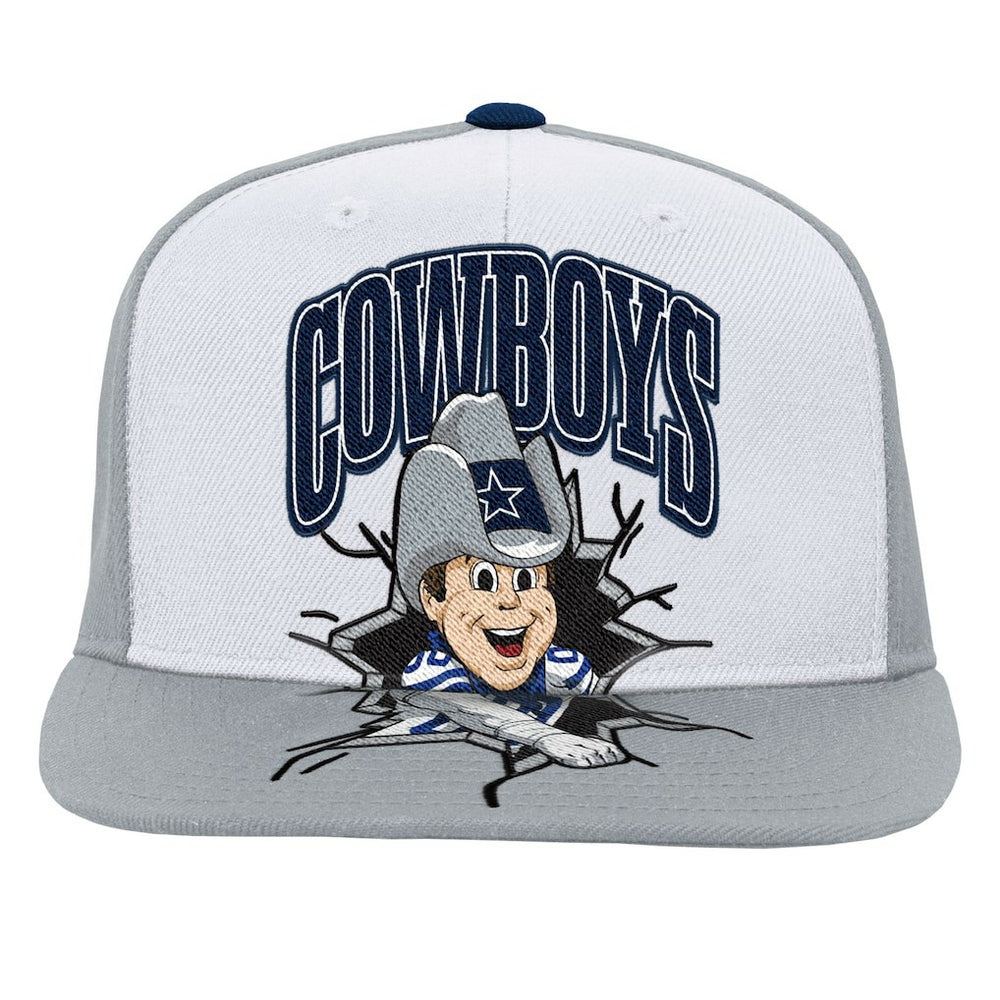 Dallas Cowboys Mitchell & Ness Youth Team Mascot Snapback Hat