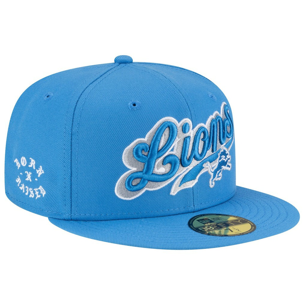 Detroit Lions New Era Born x Raised 59FIFTY Fitted Hat