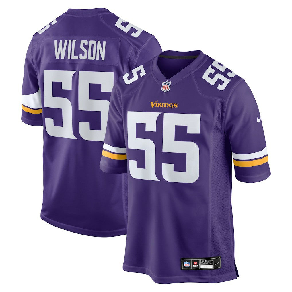Minnesota Vikings Nike Eric Wilson  Team Game Jersey