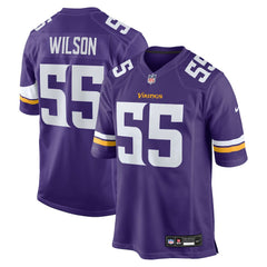 Minnesota Vikings Nike Eric Wilson  Team Game Jersey