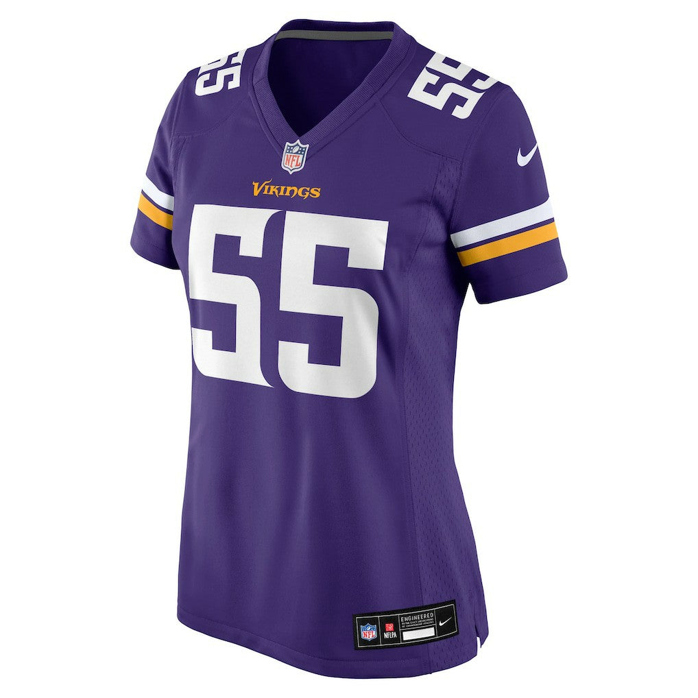 Minnesota Vikings Nike Eric Wilson  Women's Team Game Jersey