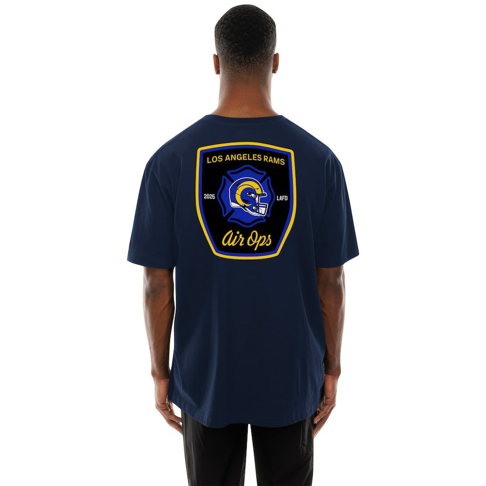 Los Angeles Rams New Era x LAFD  Air Ops T-Shirt