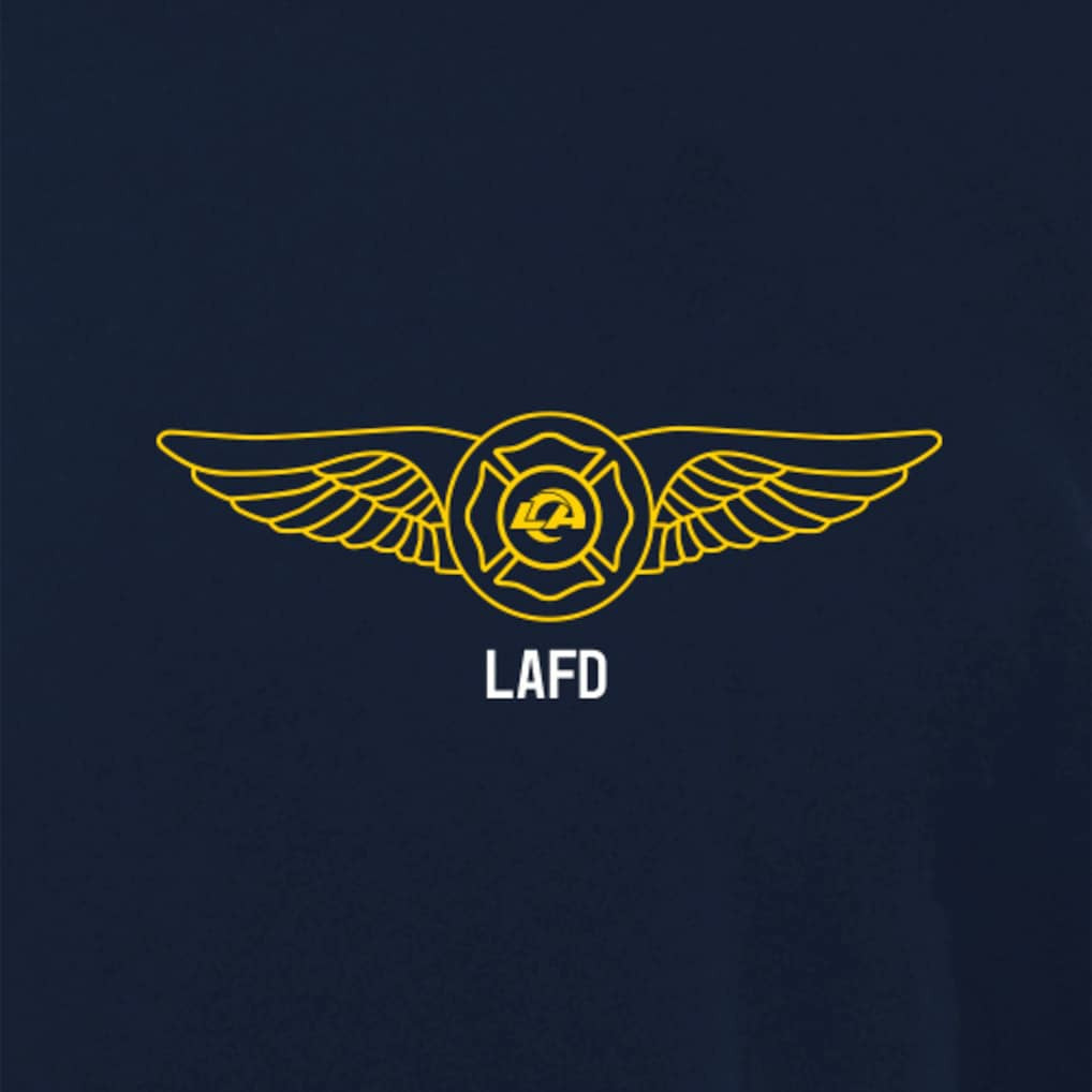 Los Angeles Rams New Era x LAFD  Air Ops T-Shirt