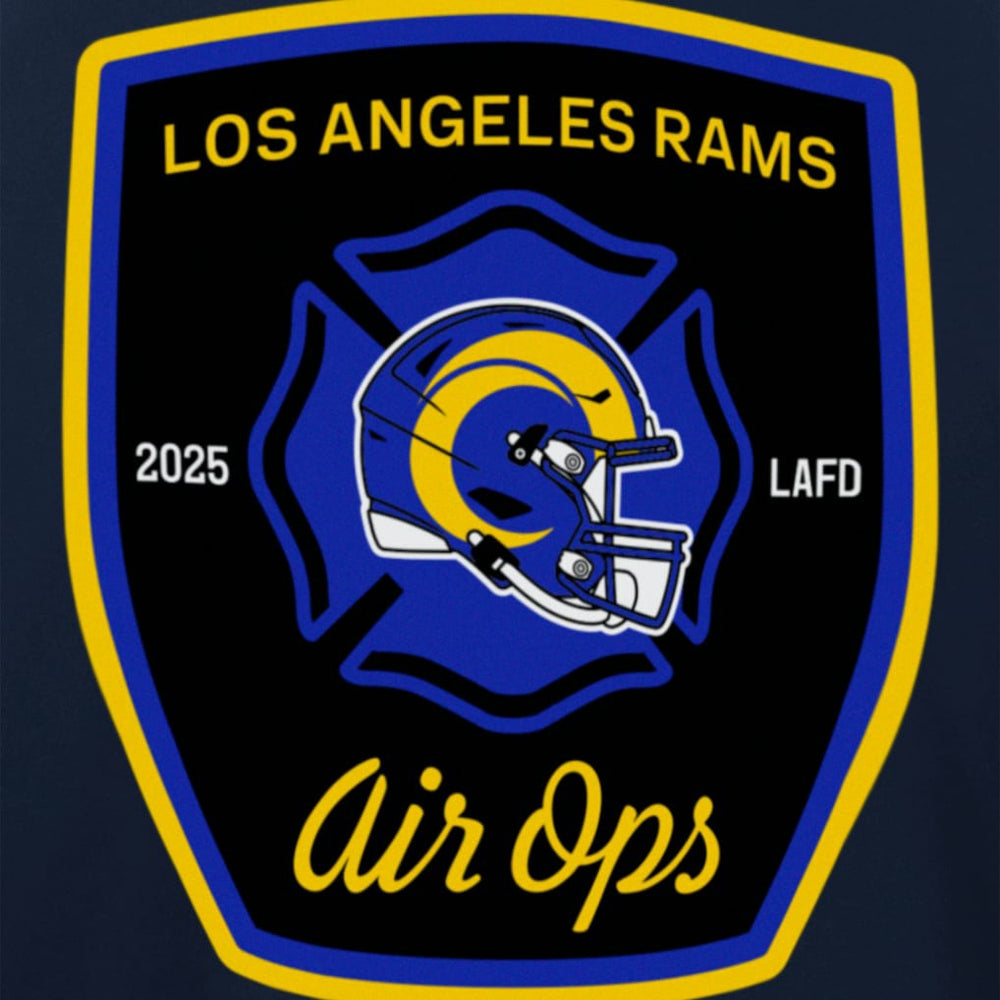 Los Angeles Rams New Era x LAFD  Air Ops T-Shirt
