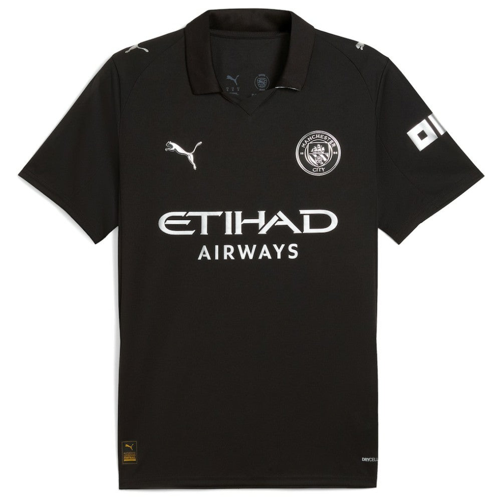Erling Haaland Manchester City 2025/26 Away Replica Player Jersey Black - Puma