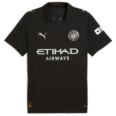 Erling Haaland Manchester City 2025/26 Away Replica Player Jersey Black - Puma