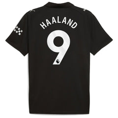 Erling Haaland Manchester City 2025/26 Away Replica Player Jersey Black - Puma