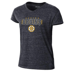 Boston Bruins Champion Women's Tri-Blend V-Neck T-Shirt Outlet