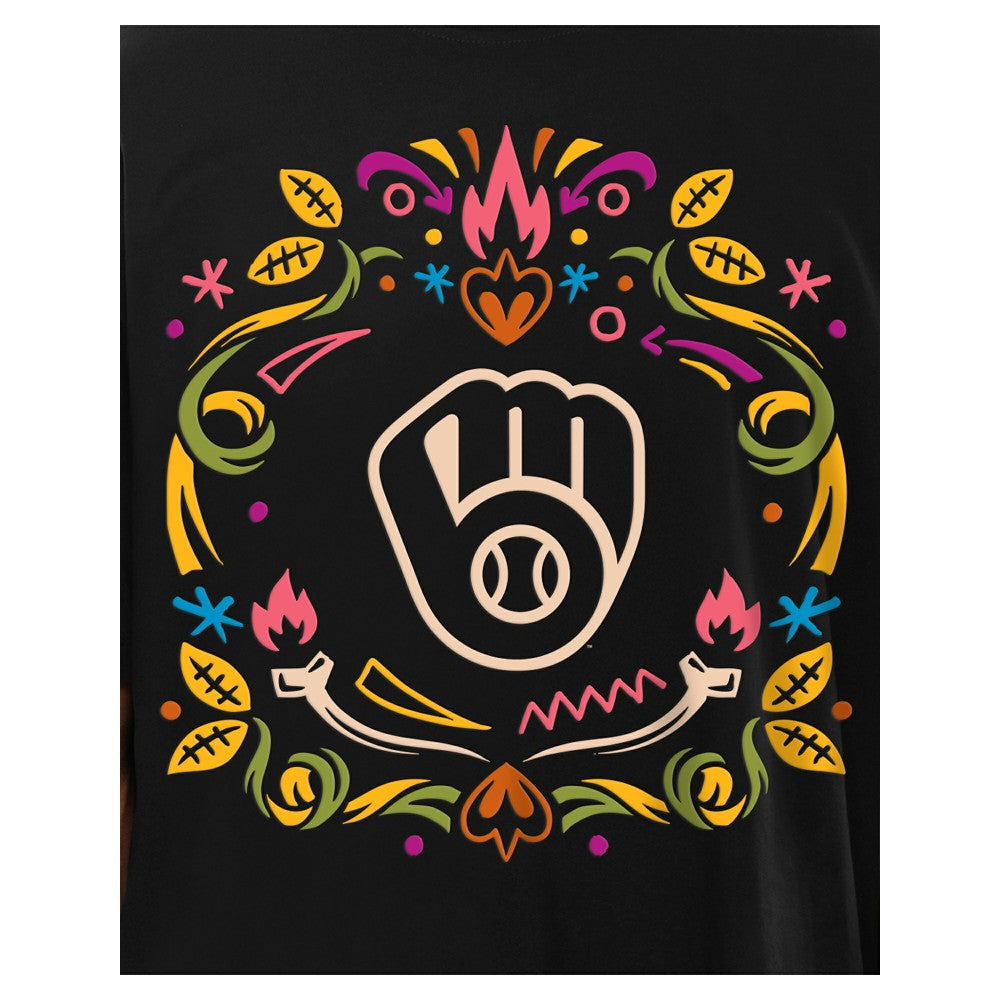 Milwaukee Brewers New Era Día de los Muertos T-Shirt | MLB Shop