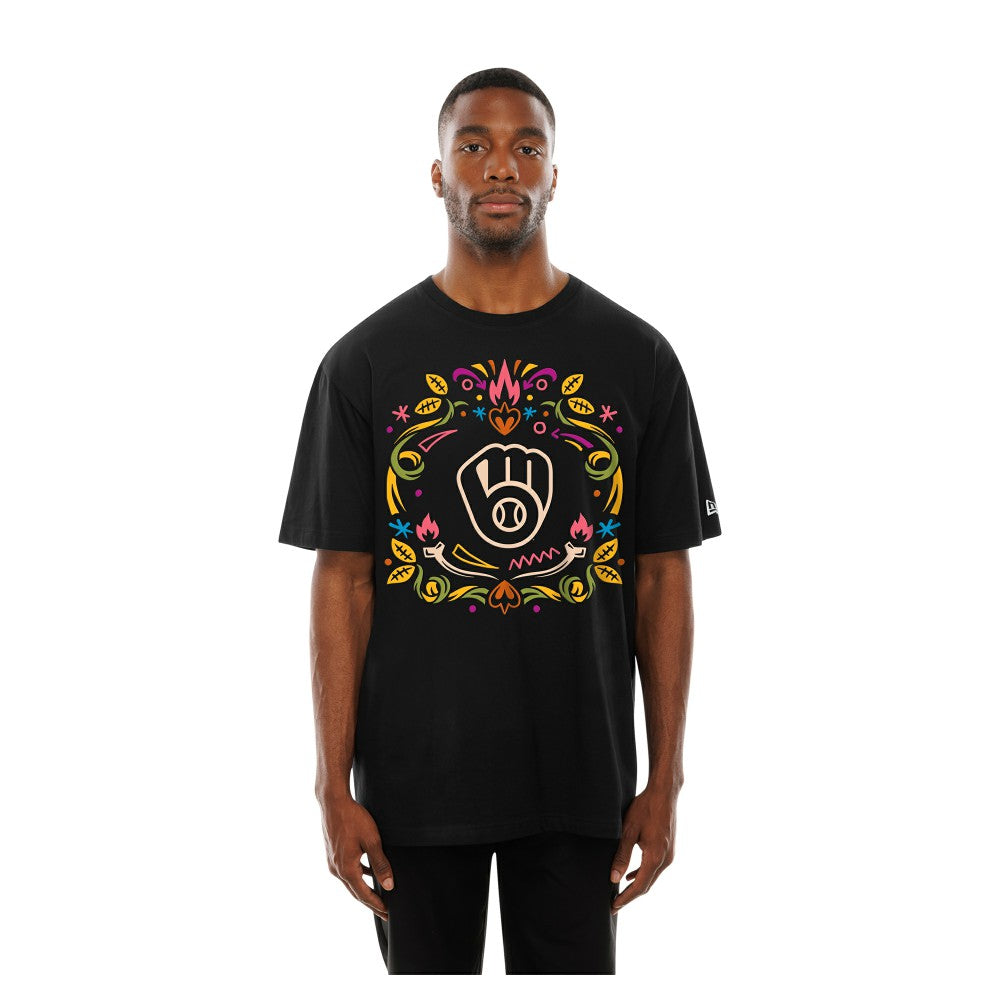Milwaukee Brewers New Era Día de los Muertos T-Shirt | MLB Shop