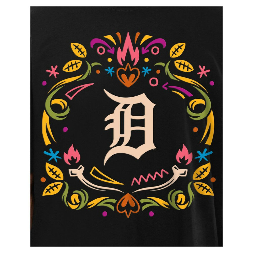 Detroit Tigers New Era Día de los Muertos T-Shirt | MLB On Sale