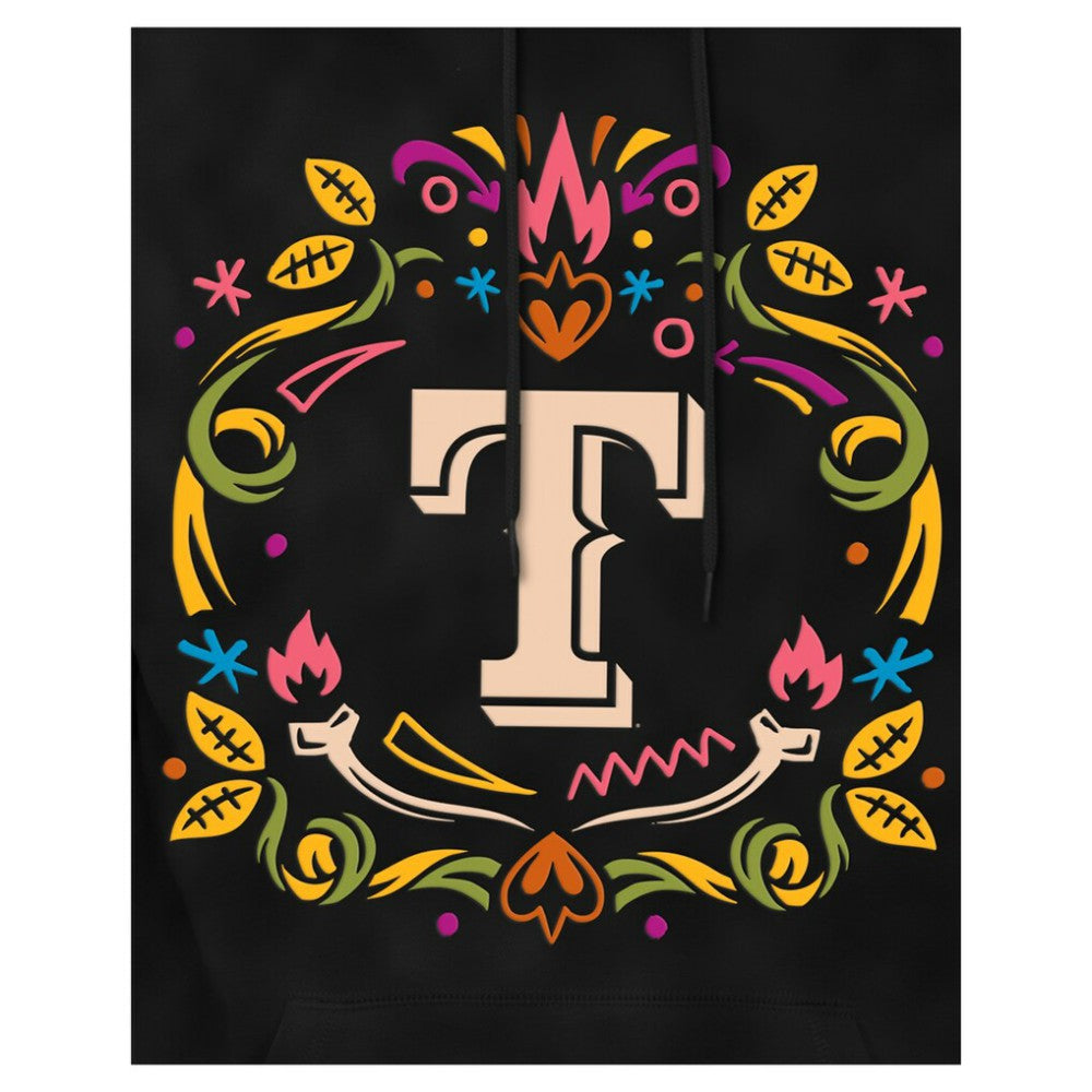 Texas Rangers New Era Día de los Muertos Brushed Fleece Hoodie | MLB On Sale