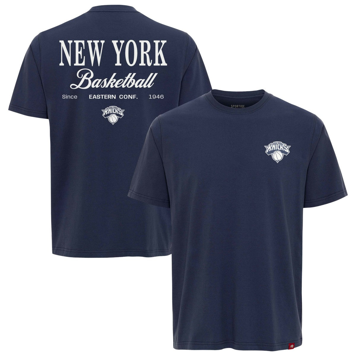 New York Knicks Sportiqe Unisex Athletic Club Collection Duke Relaxed Fit Premium T-Shirt Discount