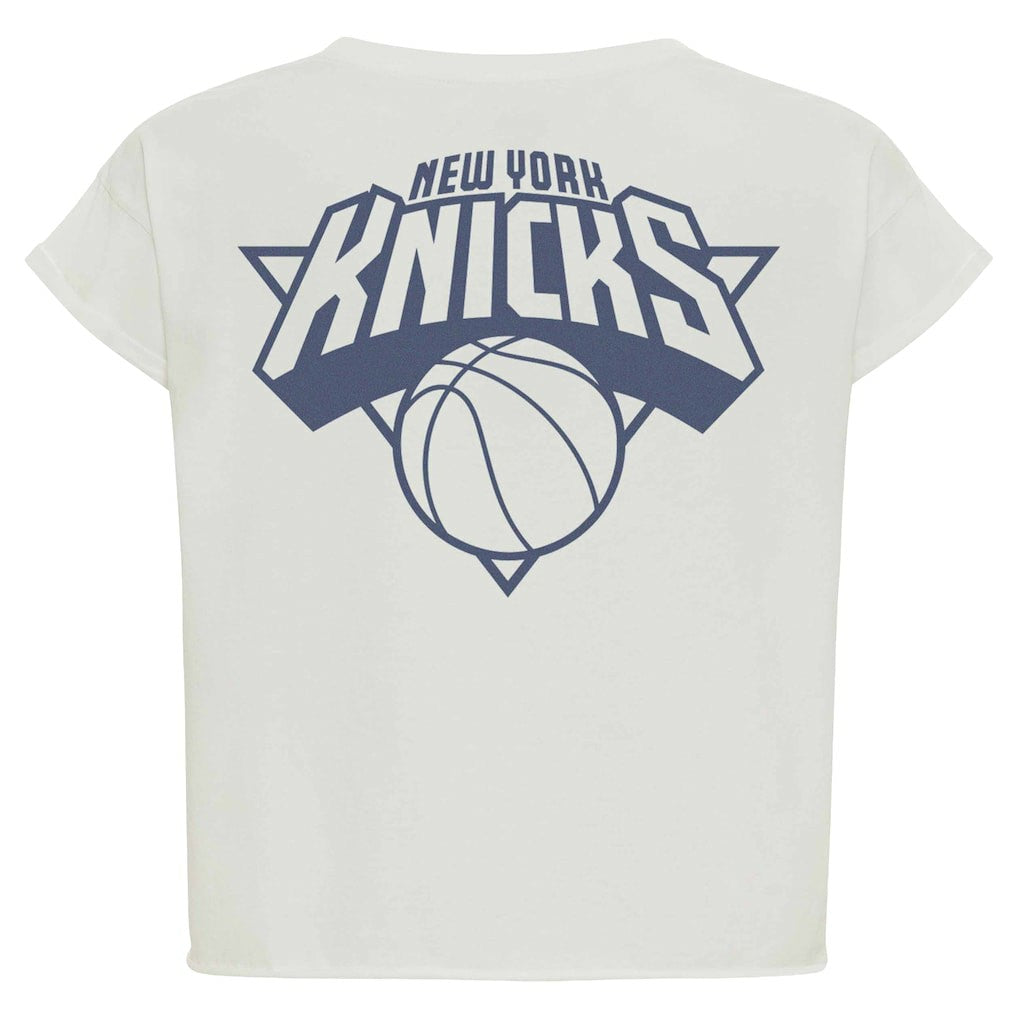 New York Knicks Sportiqe Women's Athletic Club Collection Alana Premium Cropped T-Shirt Online