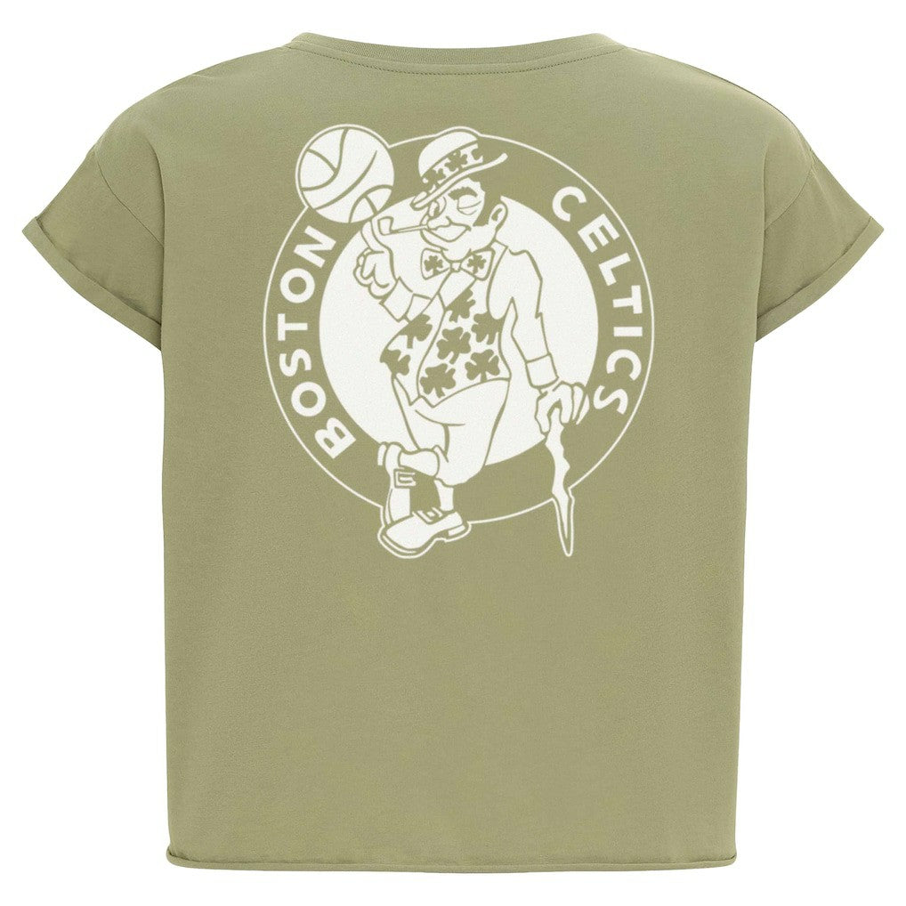 Boston Celtics Sportiqe Women's Athletic Club Collection Alana Premium Cropped T-Shirt Discount