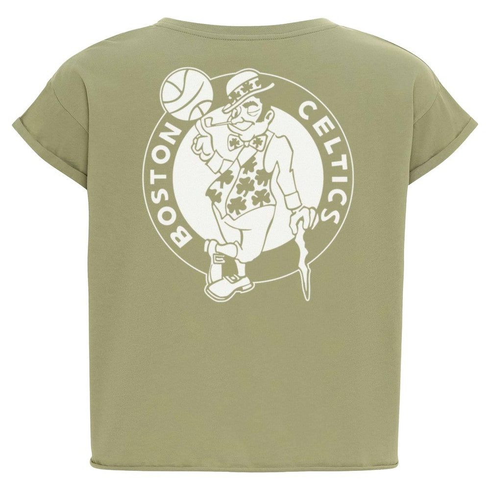 Boston Celtics Sportiqe Women's Athletic Club Collection Alana Premium Cropped T-Shirt Discount