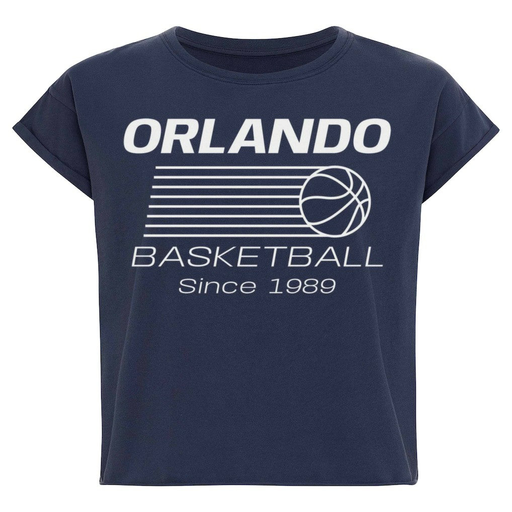 Orlando Magic Sportiqe Women's Athletic Club Collection Alana Premium Cropped T-Shirt On Sale