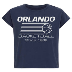 Orlando Magic Sportiqe Women's Athletic Club Collection Alana Premium Cropped T-Shirt On Sale