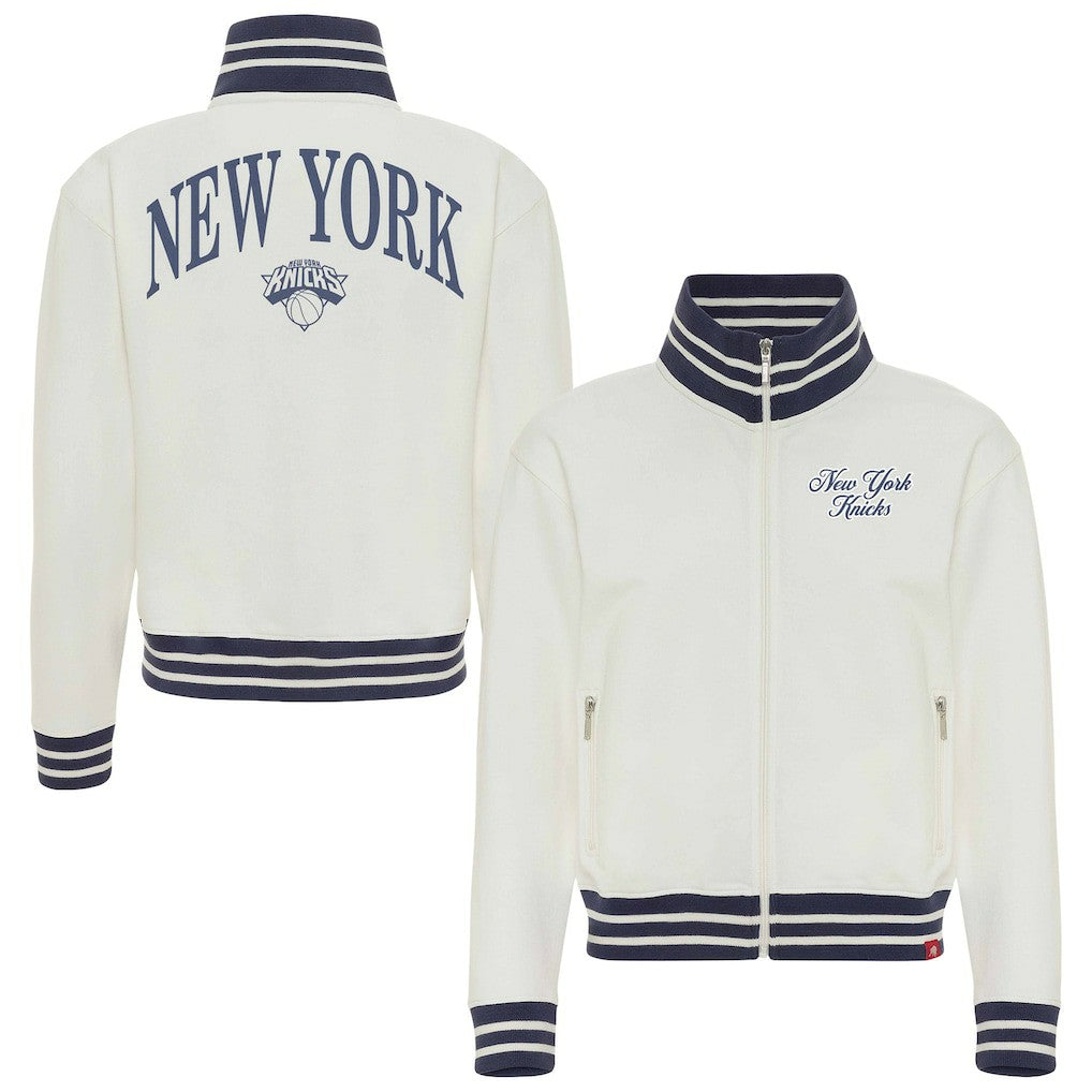 New York Knicks Sportiqe Women's Athletic Club Collection Sutton French Terry Full-Zip Jacket On Sale