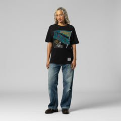 Jacksonville Jaguars Mitchell & Ness Women's Team Dynamic Boyfriend T-Shirt
