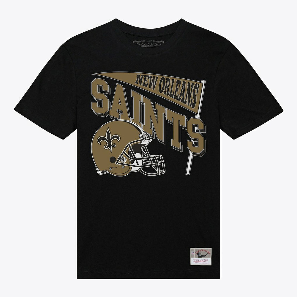 New Orleans Saints Mitchell & Ness Women's Team Dynamic Boyfriend T-Shirt